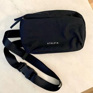 NWOT Athleta Navy Blue All About Crossbody Belt Bag